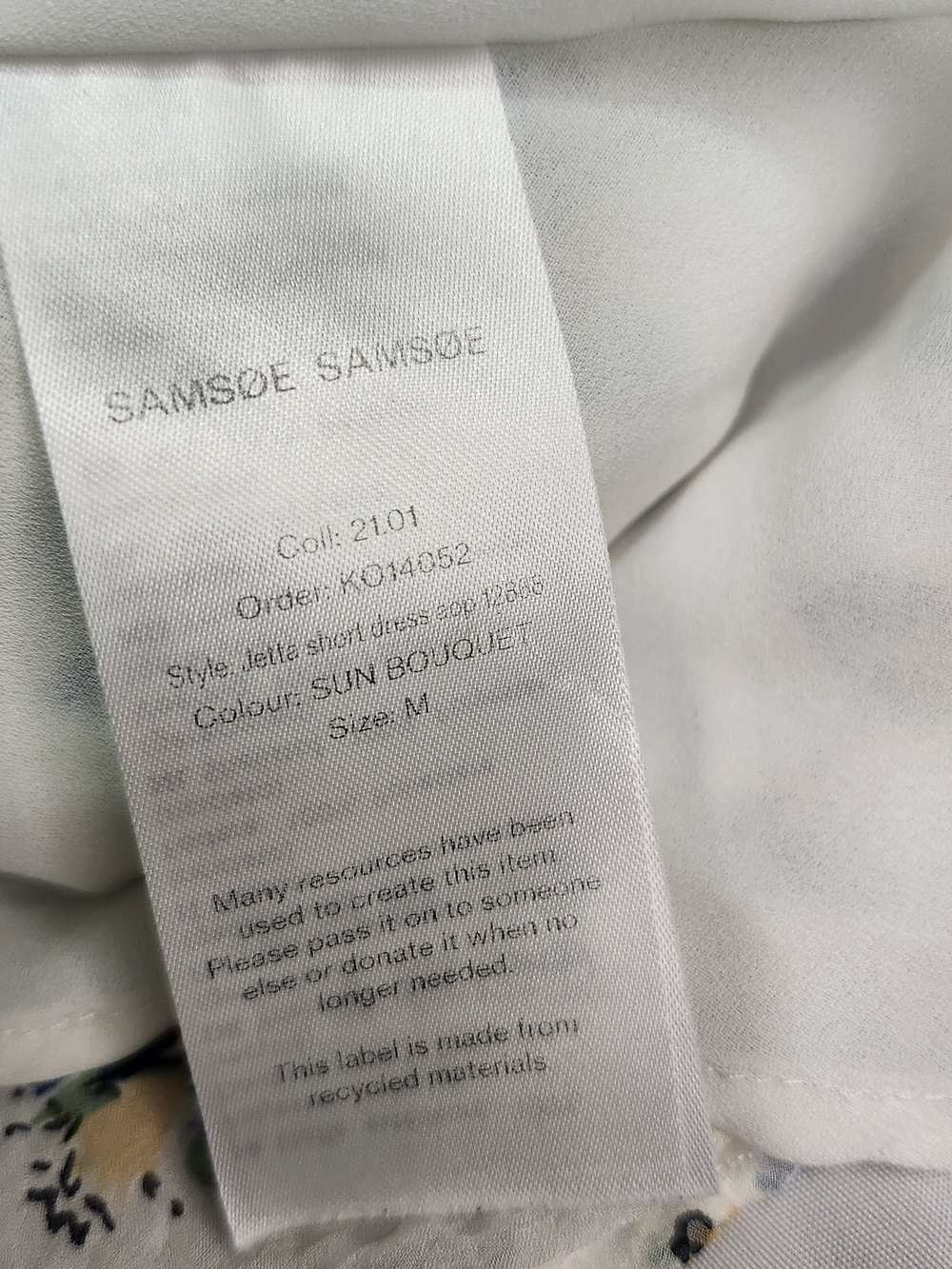 Samsoe Samsoe Jetta Ditsy Mini Dress - Picture 5 of 6